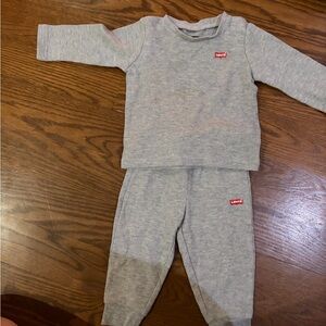 Levi's baby 9M set pant shirt